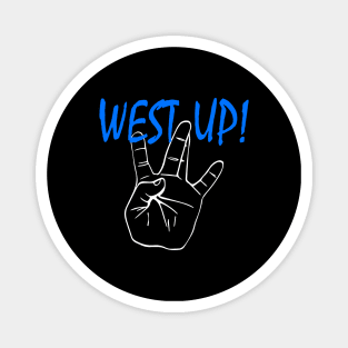 WS UP! blue 2 Magnet